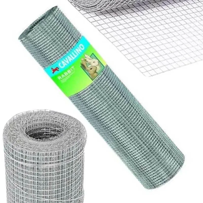 Subito Disponibile Rete Metallica Elettrosaldata 50cm x 10mt Maglia 13x13mm Zincata Recinsione