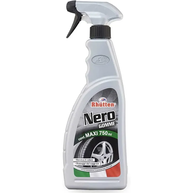 Offerta Del Giorno Rhutten Nero Gomme Protettivo Ruote Ravviva Rinnova Pneumatici Auto Moto 750ml
