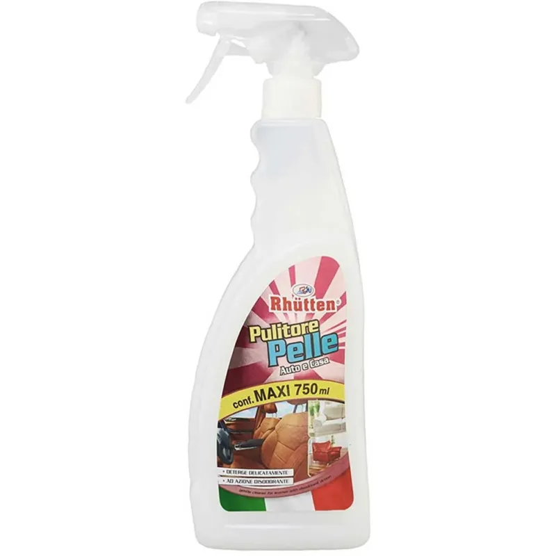 Nuovo Arrivo Rhutten Pulitore Pelle Ecopelle Interni Auto e Casa Detergente Profumato 750ml