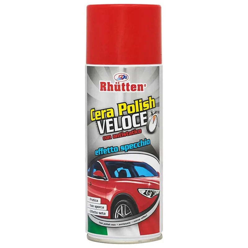 Cera Polish Veloce con Antistatico Effetto Specchio Lucidante Carrozzeria Auto Ultimissimo Modello