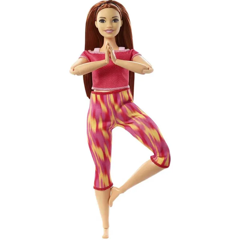 Super Prezzo Barbie Made to Move Bambola Snodata 22 Articolazioni Curvy Giocattolo Bambini