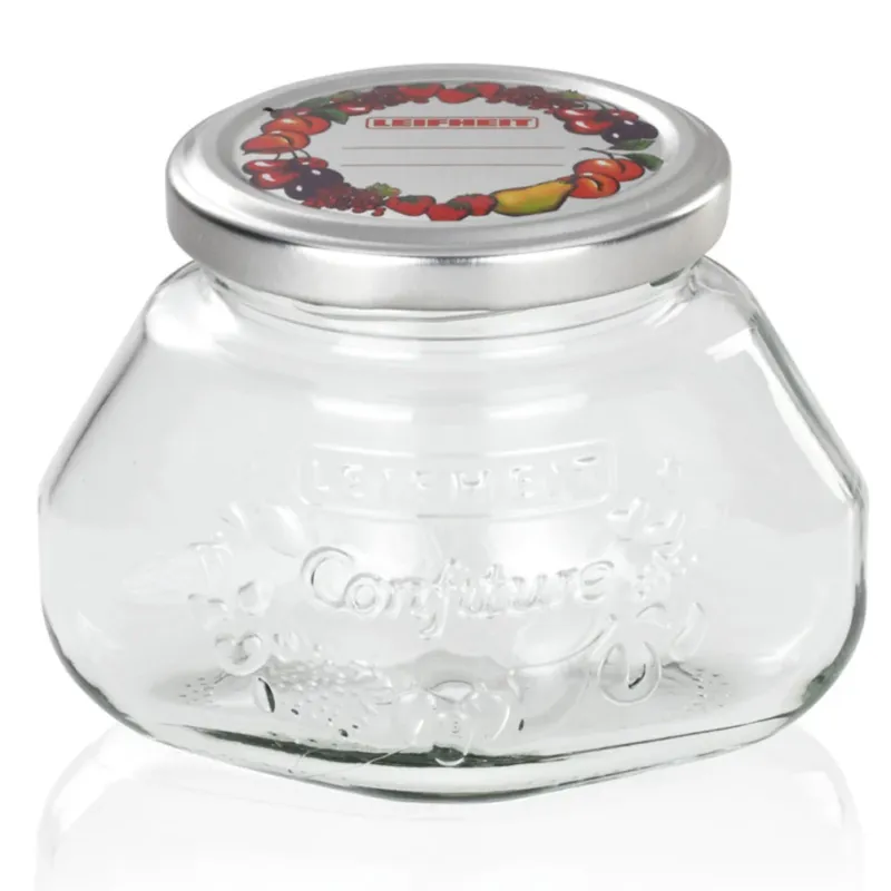 Vasetto Marmellata Barattolo Da Confettura In Vetro 250ml Leifheit Con Coperchio Economico