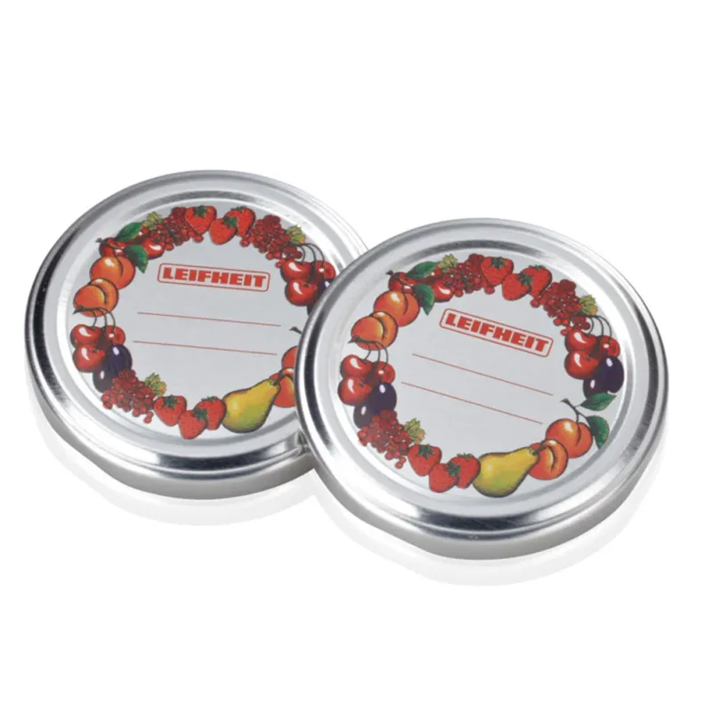 Occasione Imperdibile Set 10 Pz Coperchio Vasetto Per Confetture Frutch And Fun Leifheit Con Targhetta