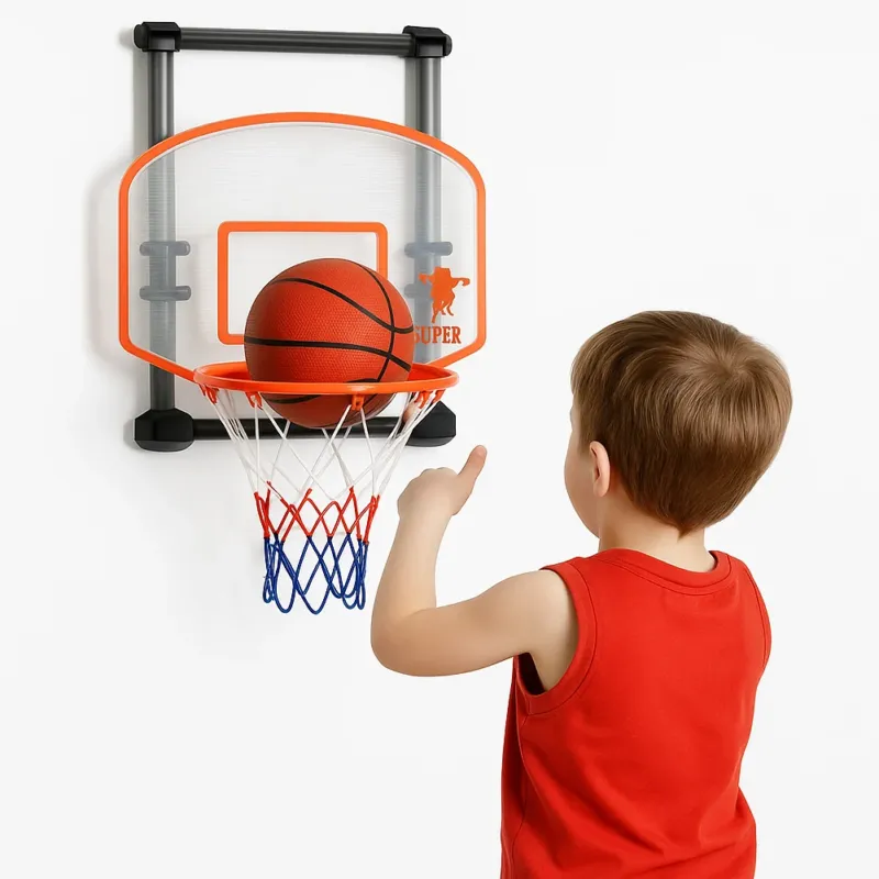Basket Canestro Da Porta Per Bambini Segnapunti Digitale Musica Suoni E Pallone Ultima Occasione