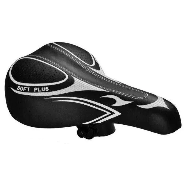Ultimissimo Modello Sella Sediolino Sedile Soft Nero Universale Per Bici Bicicletta MTB Corsa Citta‘