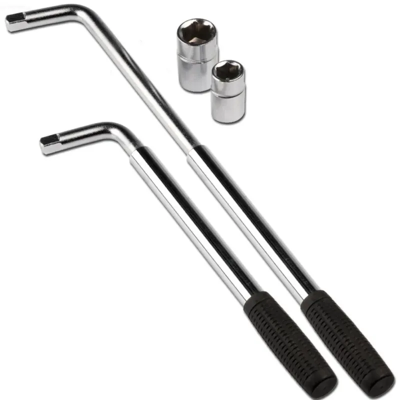 Direttamente Dal Produttore Chiave Esagonale per Dadi Ruote Auto Automobile Telescopica 2 Inserti in Acciaio