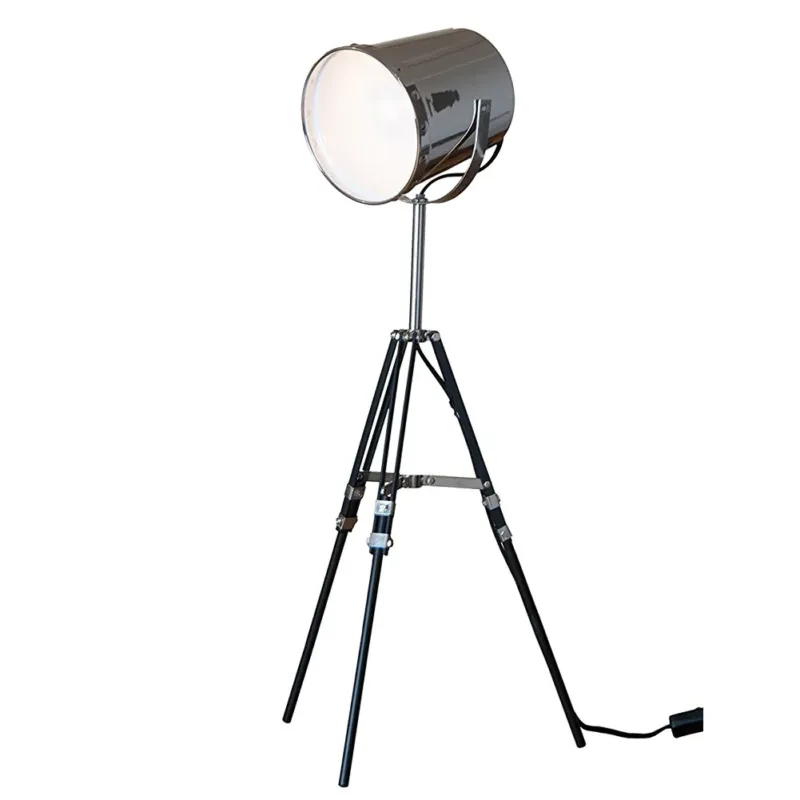 Lampada Da Tavolo Scrivania Teatro Con Treppiedi e Paralume In Ferro 64cm 25W Compra Oggi Stesso