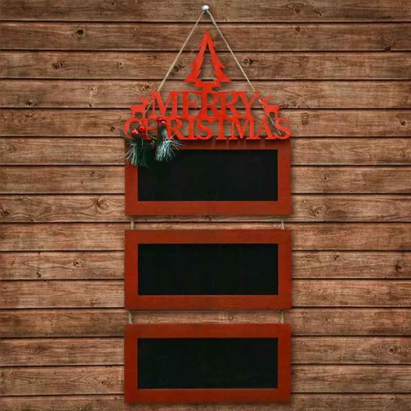 Ultime Pezzi Lavagne In Legno Con Scritta Merry Christmas 3 Colori 57cm Decorazioni Natalizie