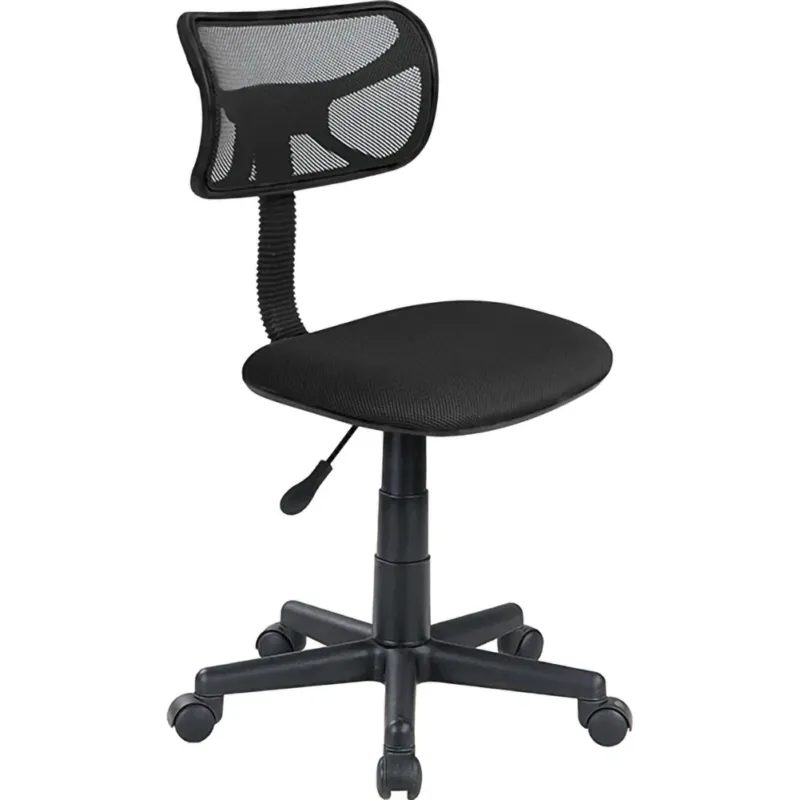 Sedia Girevole 5 Ruote Ufficio Cameretta Scrivania Schienale Ergonomico Nero Di Tendenza