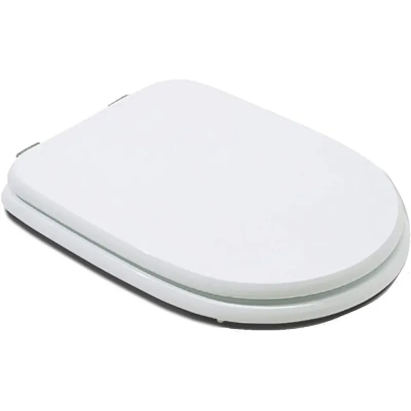 Saldi Copriwater Bagno Universale Legno MDF Bianco Copri WC Sanitari Aretusa Cesame