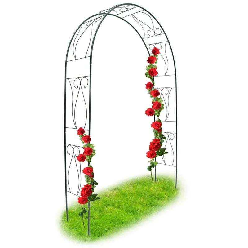 Arco da Giardino per Rose Piante Rampicanti Decorazione in Metallo Altezza 233cm Compra Online