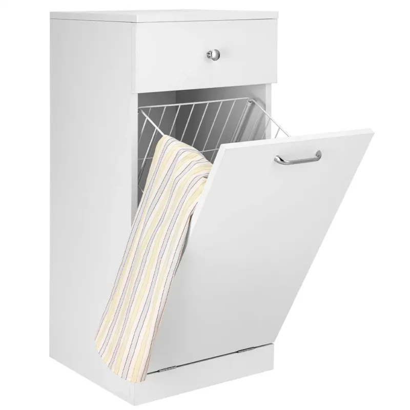 Mobile Portabiancheria da Bagno Porta Biancheria per Lavanderia Anta Ribaltabile Miglior Prezzo