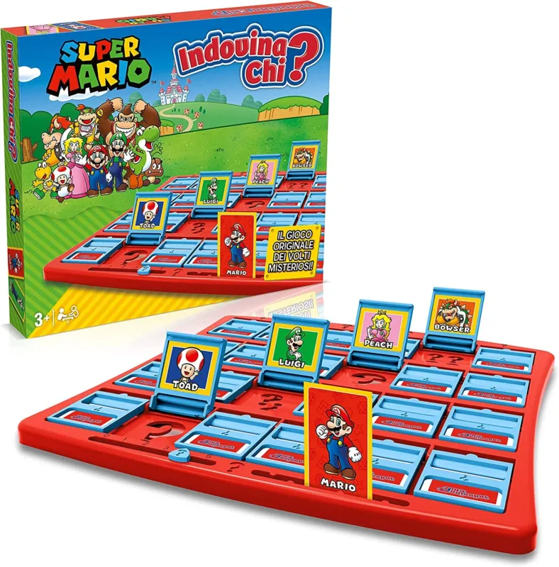 Pagamento Sicuro Nintendo Super Mario Bros Indovina Chi? Gioco da Tavolo Giochi Idea Regalo