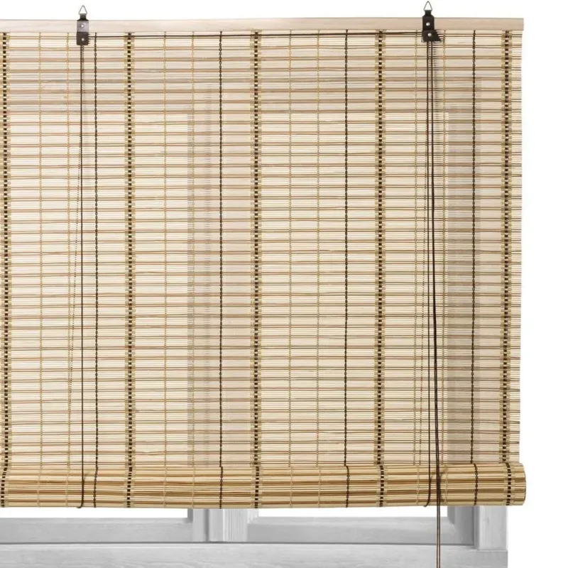 Novità Veneziana Avvolgibile Bambù 90x180cm Tenda Tapparella a Rullo da Sole Oscurante