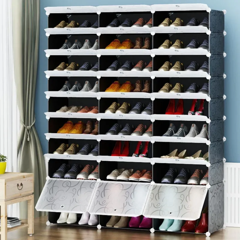 Scarpiera Modulare 27 Cubi Mobile Porta Scarpe Componibile 54 Paia Salvaspazio Promo Stagionale