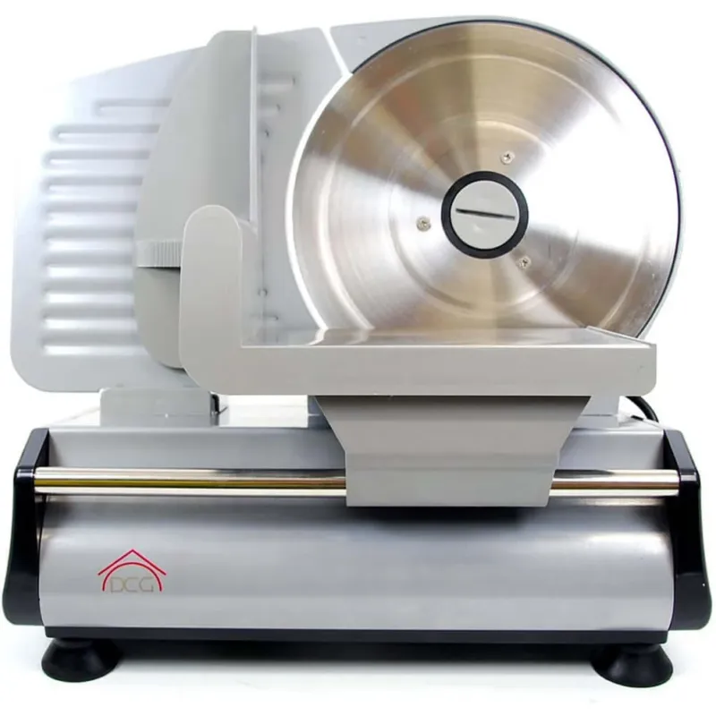 Affettatrice Professionale Lama 19cm In Acciaio 150W Grigio Affetta Salumi DCG Prezzo Di Fabbrica