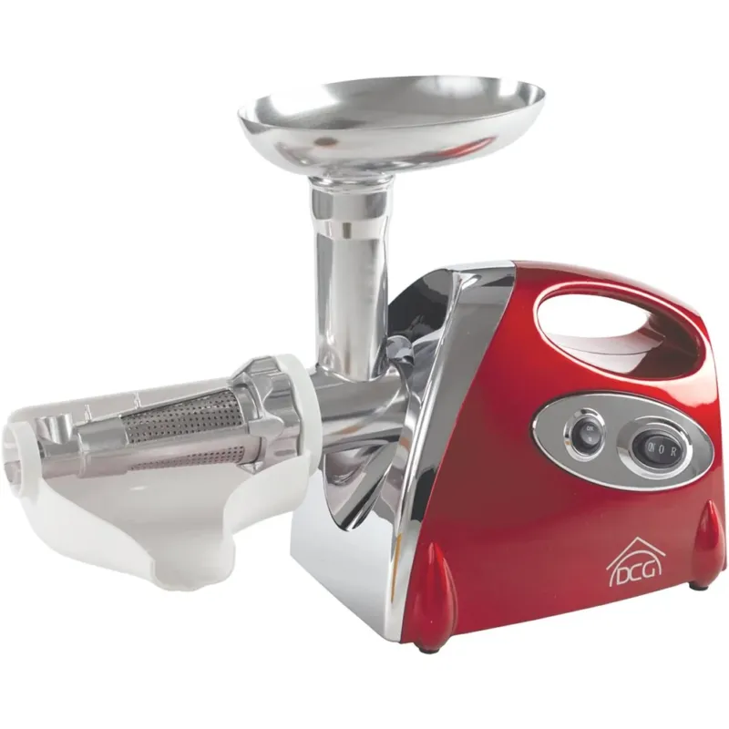 Tritacarne e Passapomodoro Elettrico Multifunzione 1200W Trita Macina Carne DCG Promo Stagionale