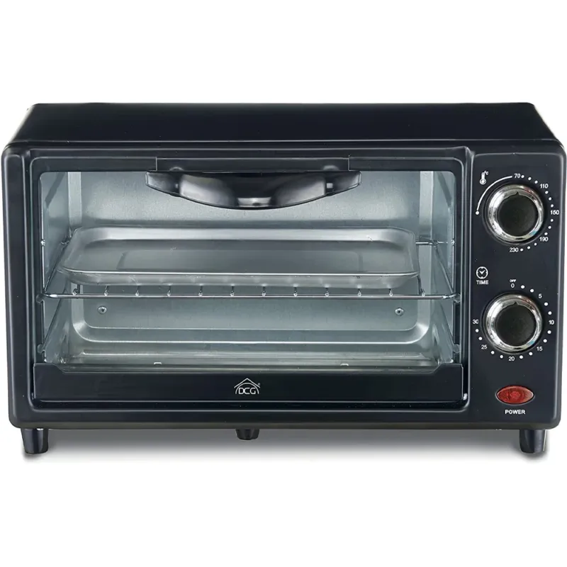 Forno Elettrico Fornetto 9 Litri 800W Termostato Regolabile Timer 15‘ DCG Occasione