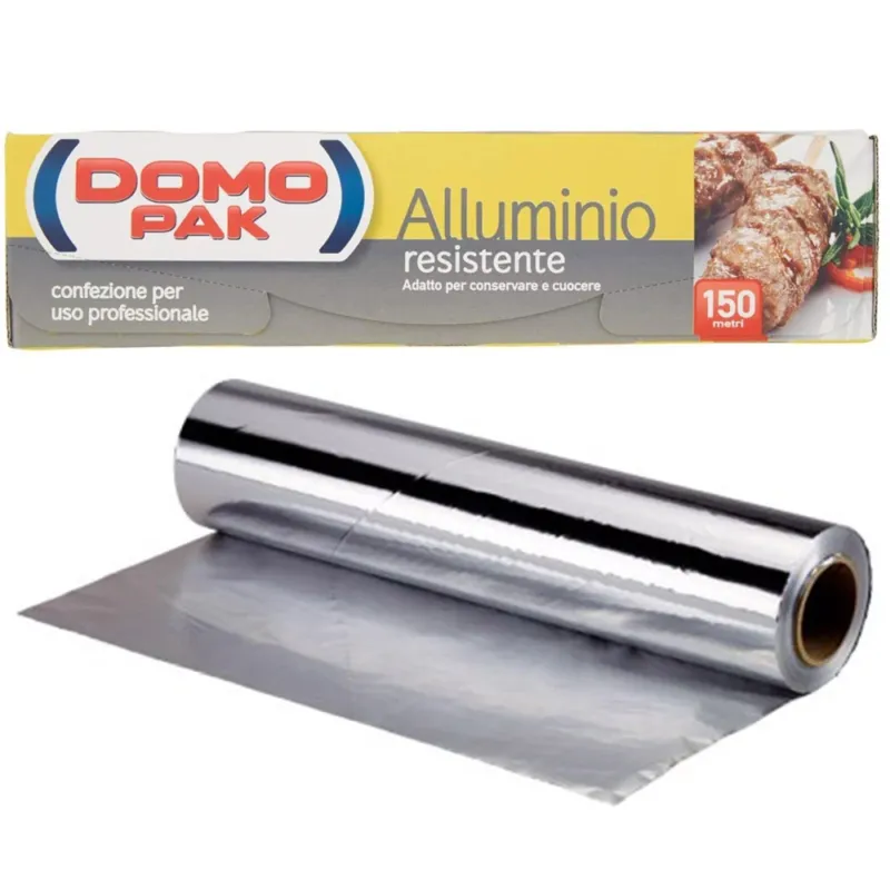 Offerta Del Giorno Domopak Rotolo Alluminio Resistente Professionale 150mt Conservazione Alimenti