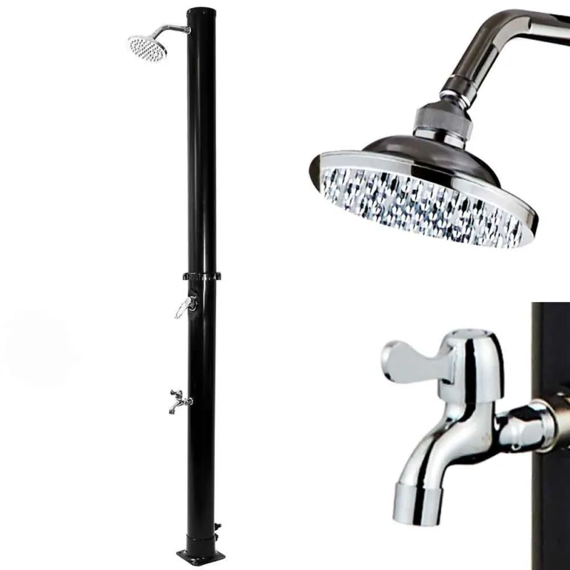 Doccia Solare Giardino Piscina Esterno 20Lt Lava Piedi Miscelatore Campeggio Promo Stagionale