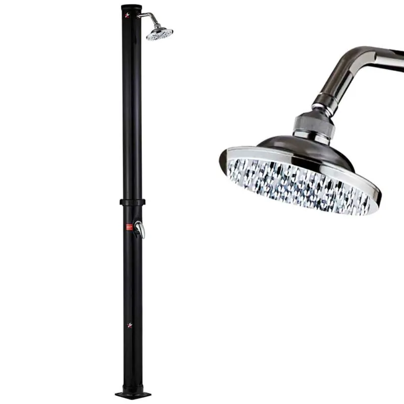 Doccia Solare Giardino Piscina Esterno 20Lt Miscelatore Acqua Calda Campeggio Economico