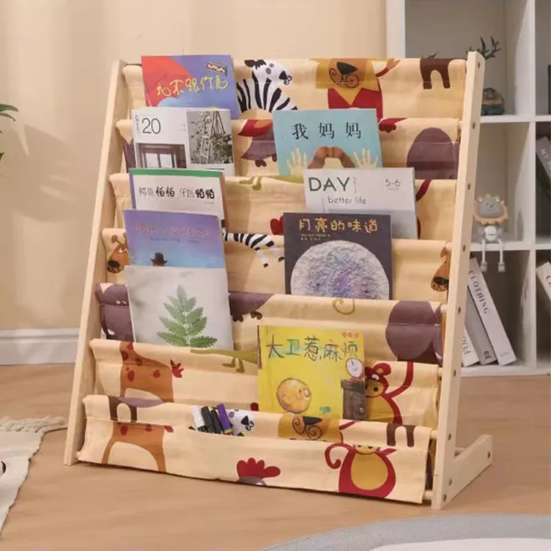 Acquista Ora Libreria Portariviste per Bambini Scaffalatura 6 Ripiani Espositore da Cameretta