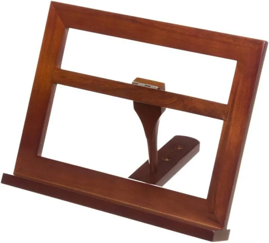 Leggio per Spartito Musicale Supporto Tablet per Ricettario in Legno 30x7x24cm Reso Gratuito