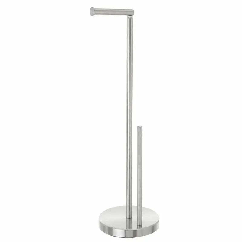 Subito Disponibile Portarotolo Con Dispenser Porta Rotoli Carta Igienica Bagno Acciaio Cromato