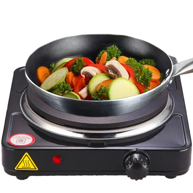 Spedito Oggi Piastra Fornello Elettrico 1000 W Potenza Termostato Regolabile Piastra 15,5cm