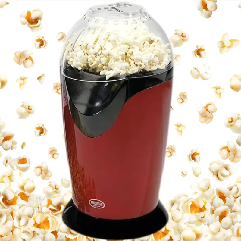 Macchina per Pop Corn Elettrica ad Aria Calda Senza Olio 1200 Watt per Feste Affare