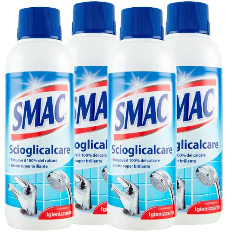 4 x Smac Scioglicalcare Gel, Detergente Anticalcare 4 x 500ml Promozione Esclusiva