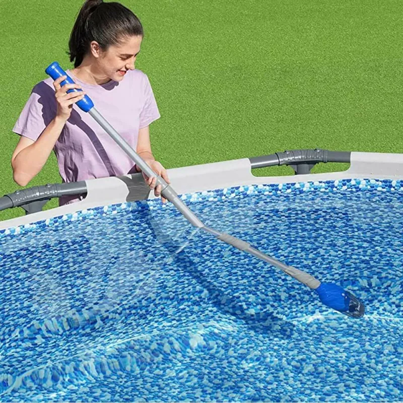 Prezzo Basso Bestway Flowclear Aspiratore Elettrico Pulizia Fondo Piscina Telescopico Batteri