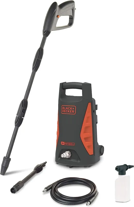 Must-Have Idropulitrice Compatta ad Alta Pressione con Accessori 1300W 100 Bar 360 l/h