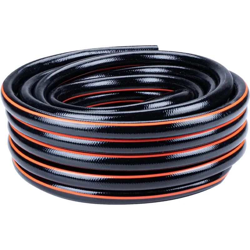 Tubo da Giardino 25 Metri Ø13 in PVC Resistente Raggi UV Irrigazione Giardino Reso Gratuito