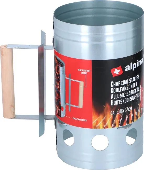 Ciminiera Accenditore di Carbone per Barbecue Accendino Grill Starter Carbonella Offerta Del Giorno