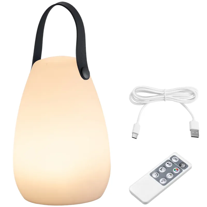 Spedizione Espresso Lampada da Tavolo LED senza fili Ricaricabile Portatile Interni ed Esterni RGB