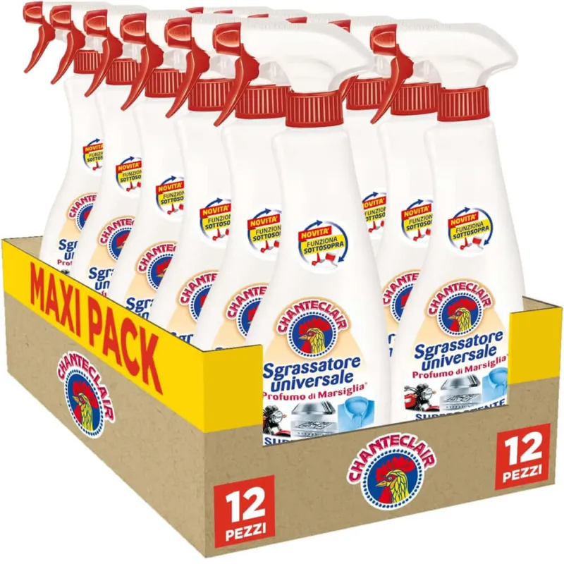 Ordina Subito 12 x Chanteclair Sgrassatore Universale Profumo di Marsiglia Spray (12 x 750 ml)