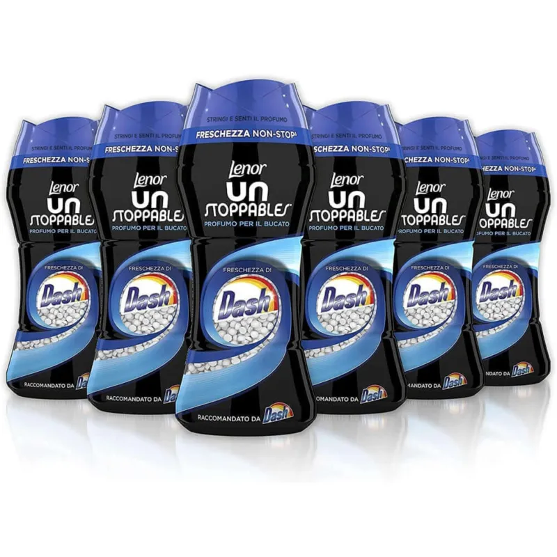 Offerta Limitata 6xLenor Profumatore Bucato Perle Profumate Unstoppables Freschezza Dash (6x210g)