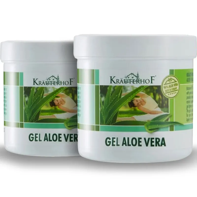 Balsamo Gel Aloe Vera Crema Massaggiante Idratante Lenitiva Doposole (2 x 250ml) Professionale