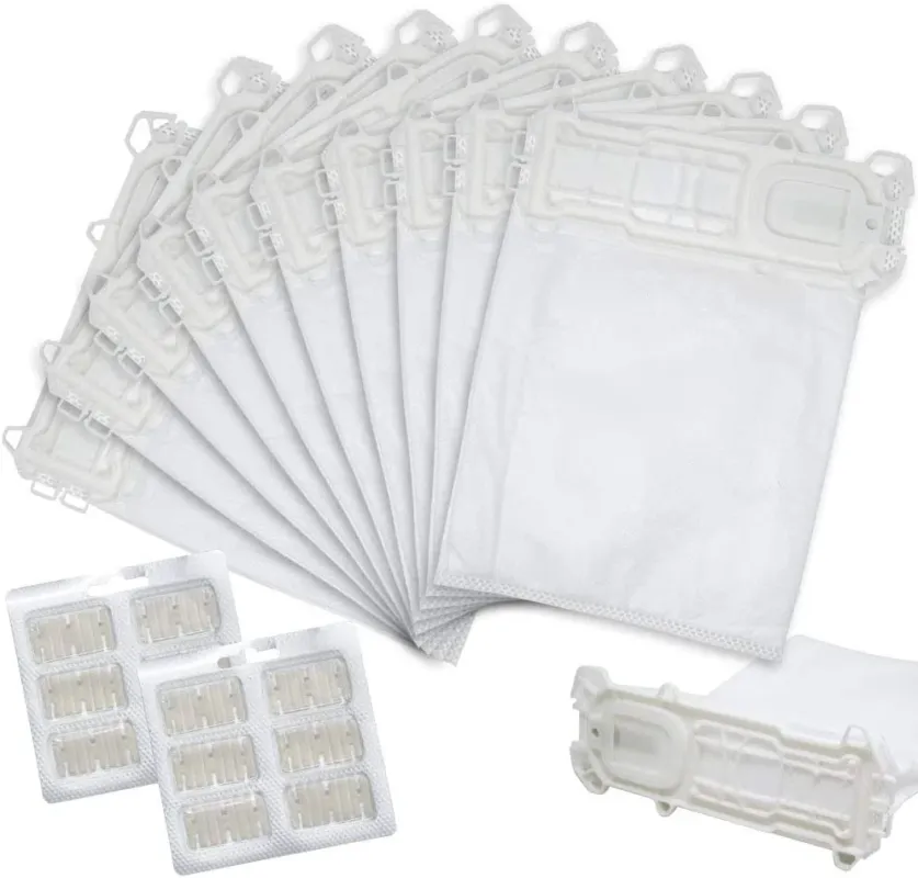 Offerta Speciale Kit Aspirapolvere Folletto VK135 VK136 12 Sacchetti + 12 Profumini Compatibili