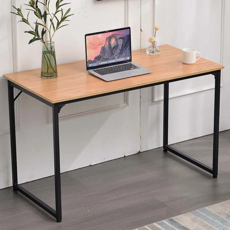 Scrivania Tavolo Porta PC Legno Metallo Casa Ufficio Design Industriale Noce Scelto Dai Clienti