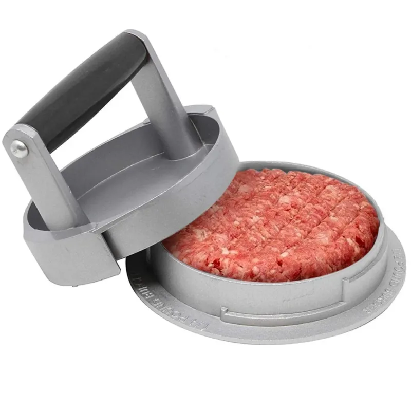 Consegna Rapida Stampo per Hamburgher Regolabile 110/150/220gr Pressa Carne Macinata Alluminio