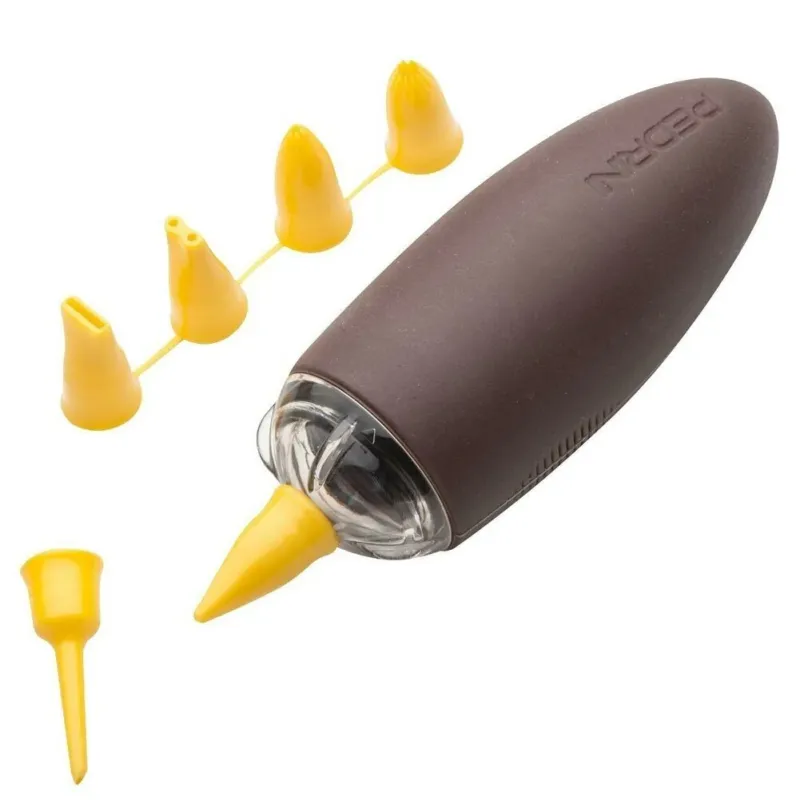 Penna Decoratrice Pennovo con 6 Beccucci per Dolci Decorazione Torte Pedrini Nuova Collezione