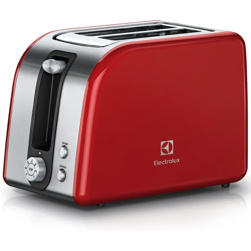 Tostapane Acciaio Inox Electrolux 850W 2 Vani 7 Modalità di Cottura Design Retrò Consegna Rapida
