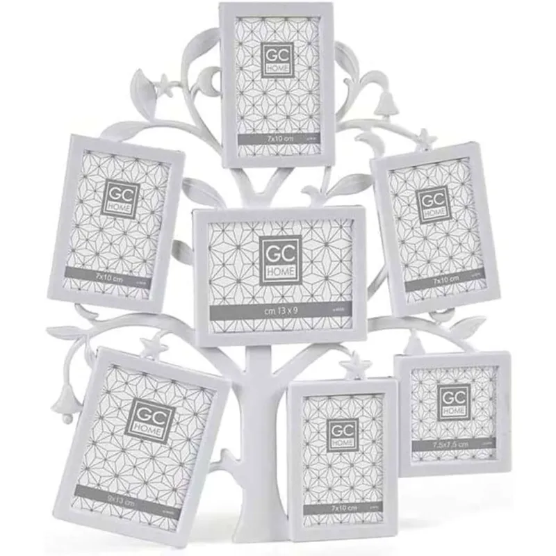 Albero Porta Foto Cornice in Plastica Decorazioni Fotografie Colore Bianco Prezzo Di Fabbrica