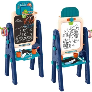 Acquista Ora Lavagna per bambini 4in1 Multifunzione con Basket Canestro Giocattolo Educativo