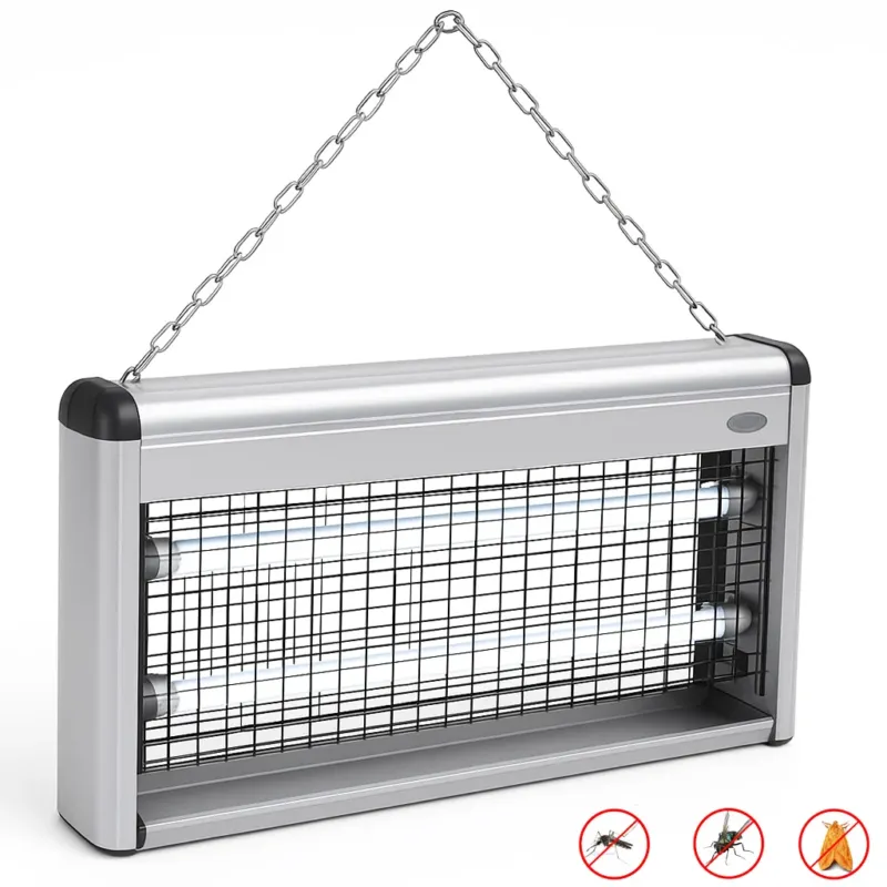 Zanzariera Elettrica 40W Slim Salvaspazio Anti Zanzare Mosche 2 Lampade UV x 20W Quantità Limitata