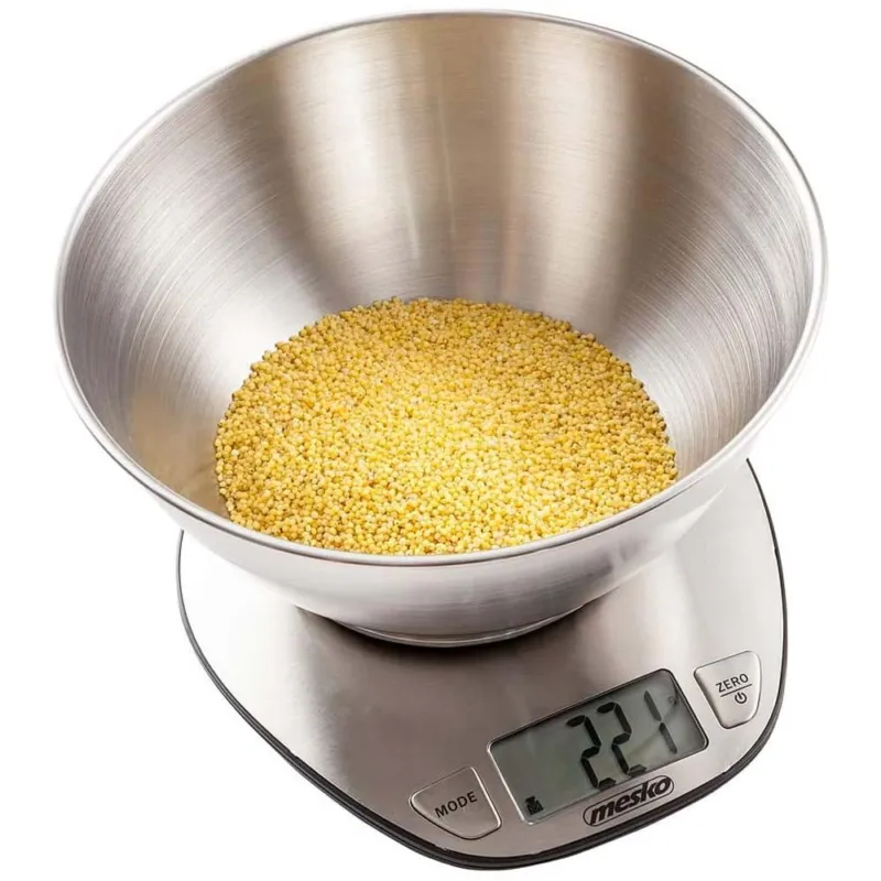 Offerta Bilancia Cucina Digitale Elettronica Ciotola Acciaio Accessori Cucina 5 KG 1gr