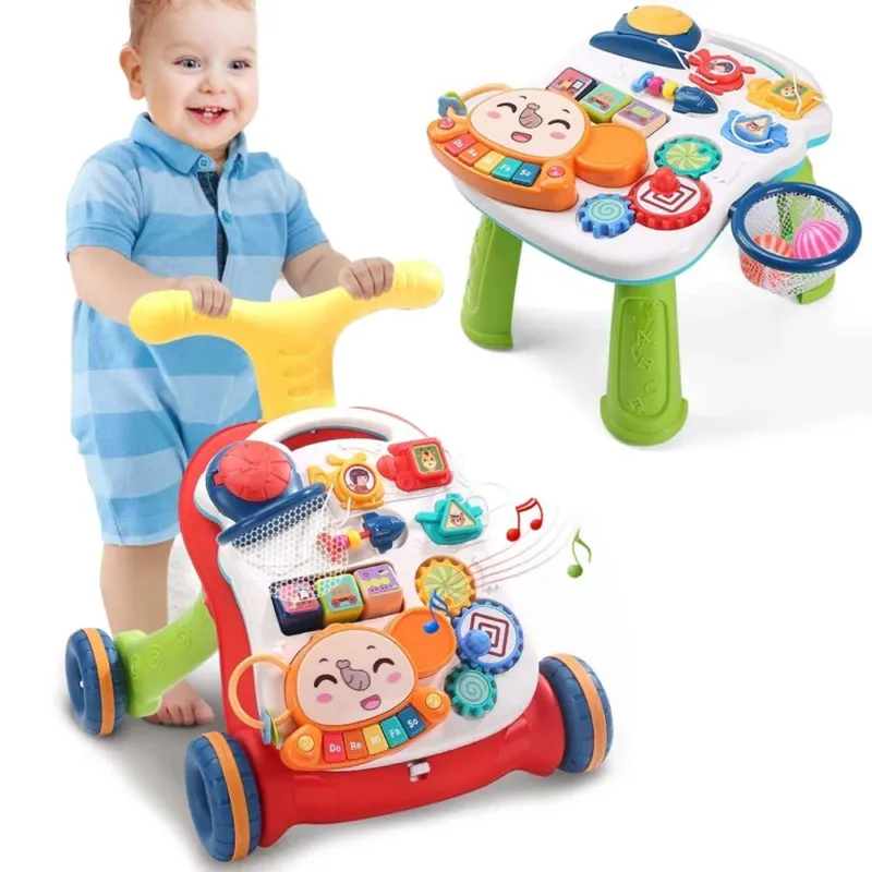 Acquista Ora Primi Passi 2in1 con Tavolo Centro Attivita Giocattolo Bambini Prima Infanzia