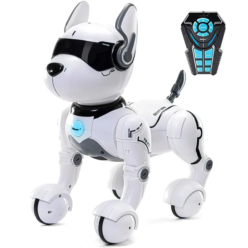 Cane Robot Radiocomandato Cagnolino Interattivo Giocattolo Bambini Comand Vocali Prezzo Ridotto